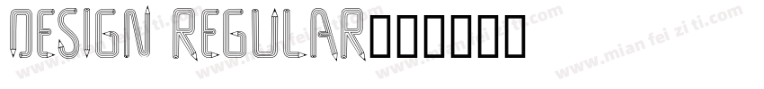 Design Regular字体转换
